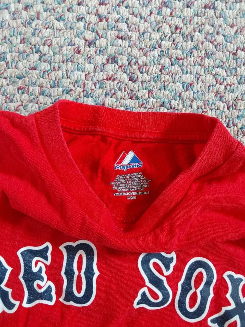 Red Sox Pedroia 15 Youth T-shirt